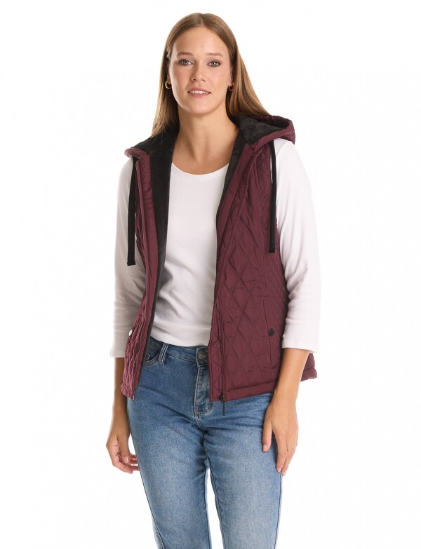 Chaleco Abrigo Capit BORDEAUX