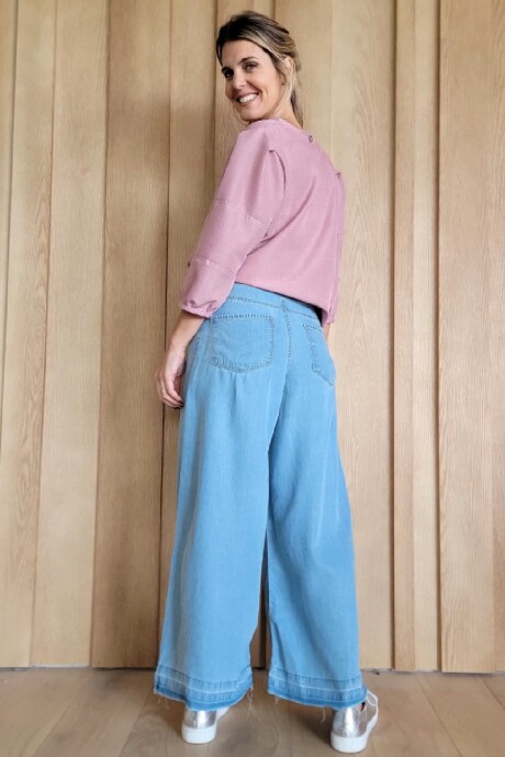 Pantalón Ficus Denim Celeste