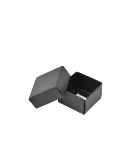 Caja eco 01 - 4x4x2,5 cm. NEGRO
