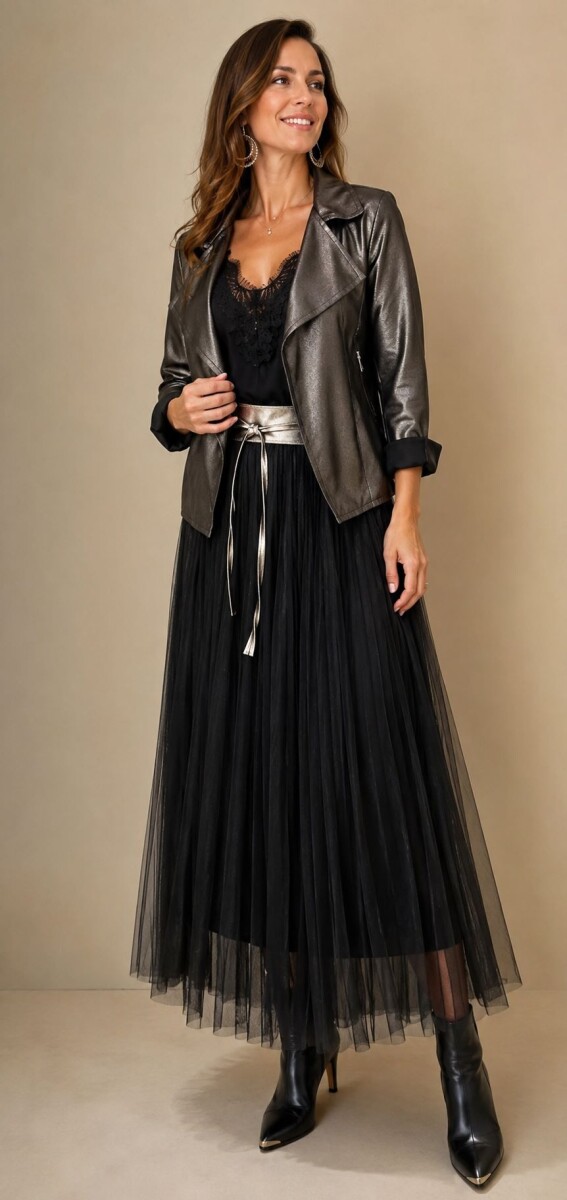 POLLERA AUDACIA - Negro 