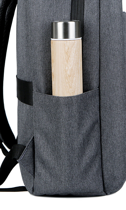 MOCHILA FORTUNE TAFETA GRIS