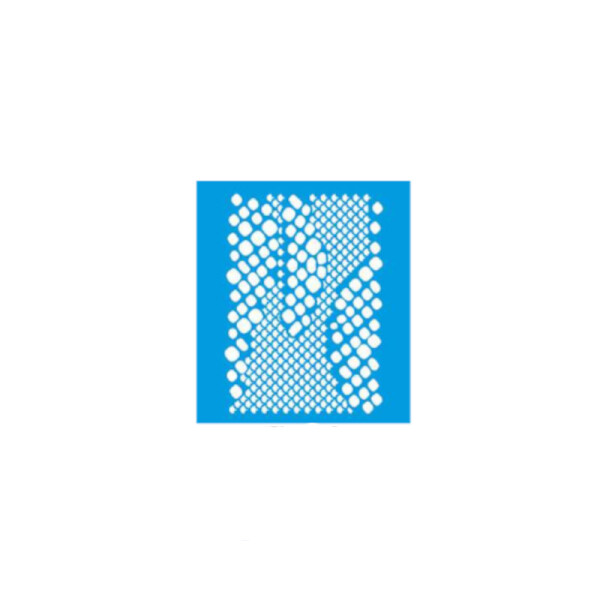 Stencil de PVC Medio Escama irregular