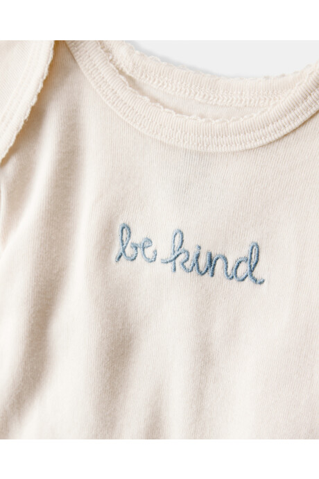 Set tres piezas de algodón, chaleco y pantalón capitoneados más body Sin color