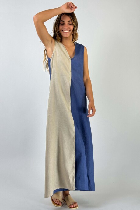 VESTIDO TOSCANA Azul