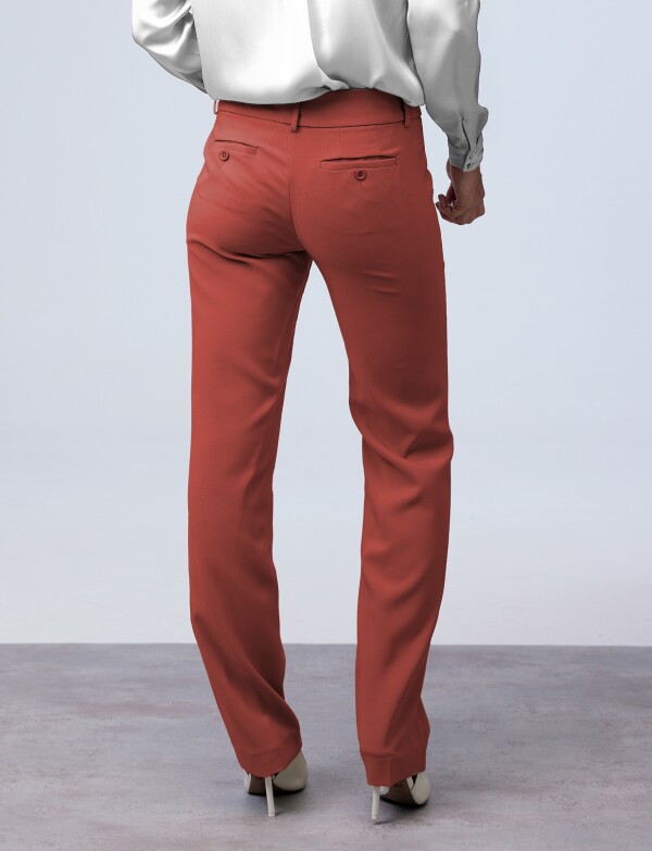 Pantalon De Vestir TERRACOTA