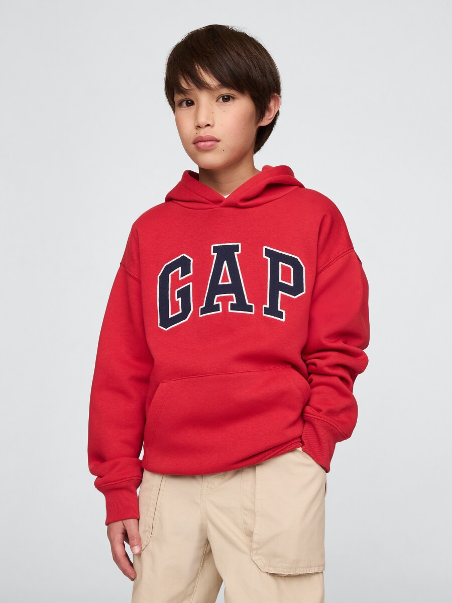V-FRCH FT BAS HERITAGE LOGO PO - MODERN RED 