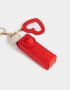 Llavero PU Llavero Y Charm Portalabial "girly Coffee Era" - Rojo Medio