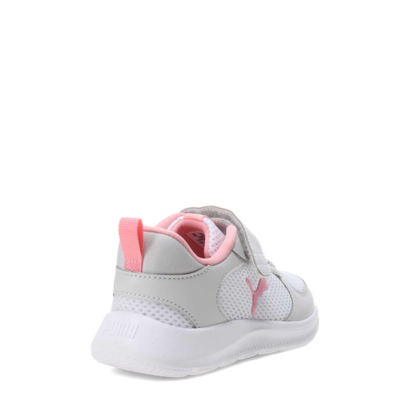 Championes de Niños Puma Fun Racer 2 Blanco - Gris - Rosa