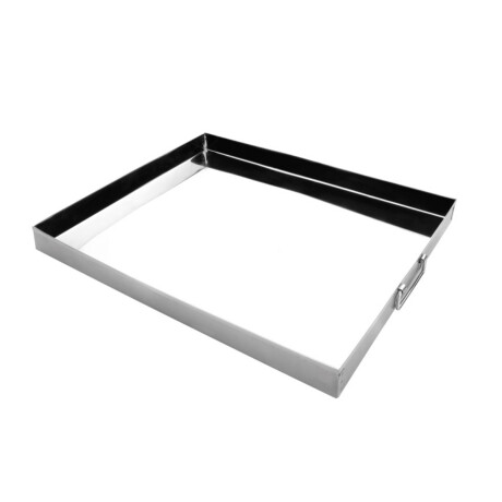 Asadera con Asas de Acero Inoxidable 40 x 30 x 3,5 Ibili Asadera con Asas de Acero Inoxidable 40 x 30 x 3,5 Ibili