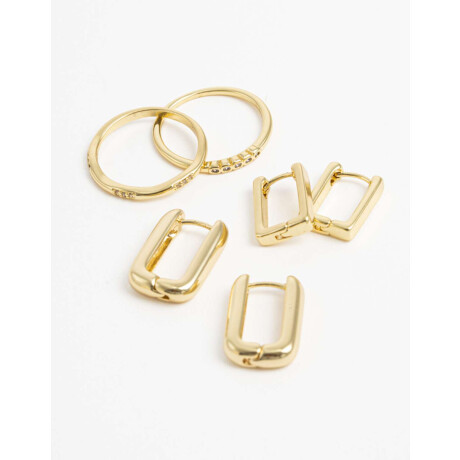 Bijou Set Metal Delicado Dorado