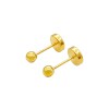 Abridores Bolita-Oro 18k-Sin piedra-AB9539 sinpiedra