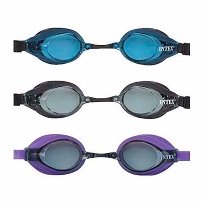 INTEX LENTES CARRERA NATACIÓN SIN LÁTEX TEMPLADOS Intex Lentes Carrera Natación Sin Látex Templados
