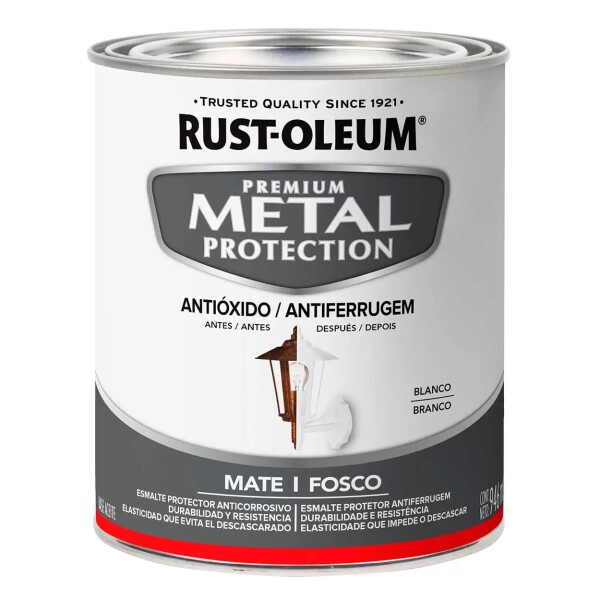 Protector de Óxido Blanco Mate 0.946L Rust-Oleum Protector de Óxido Blanco Mate 0.946L Rust-Oleum
