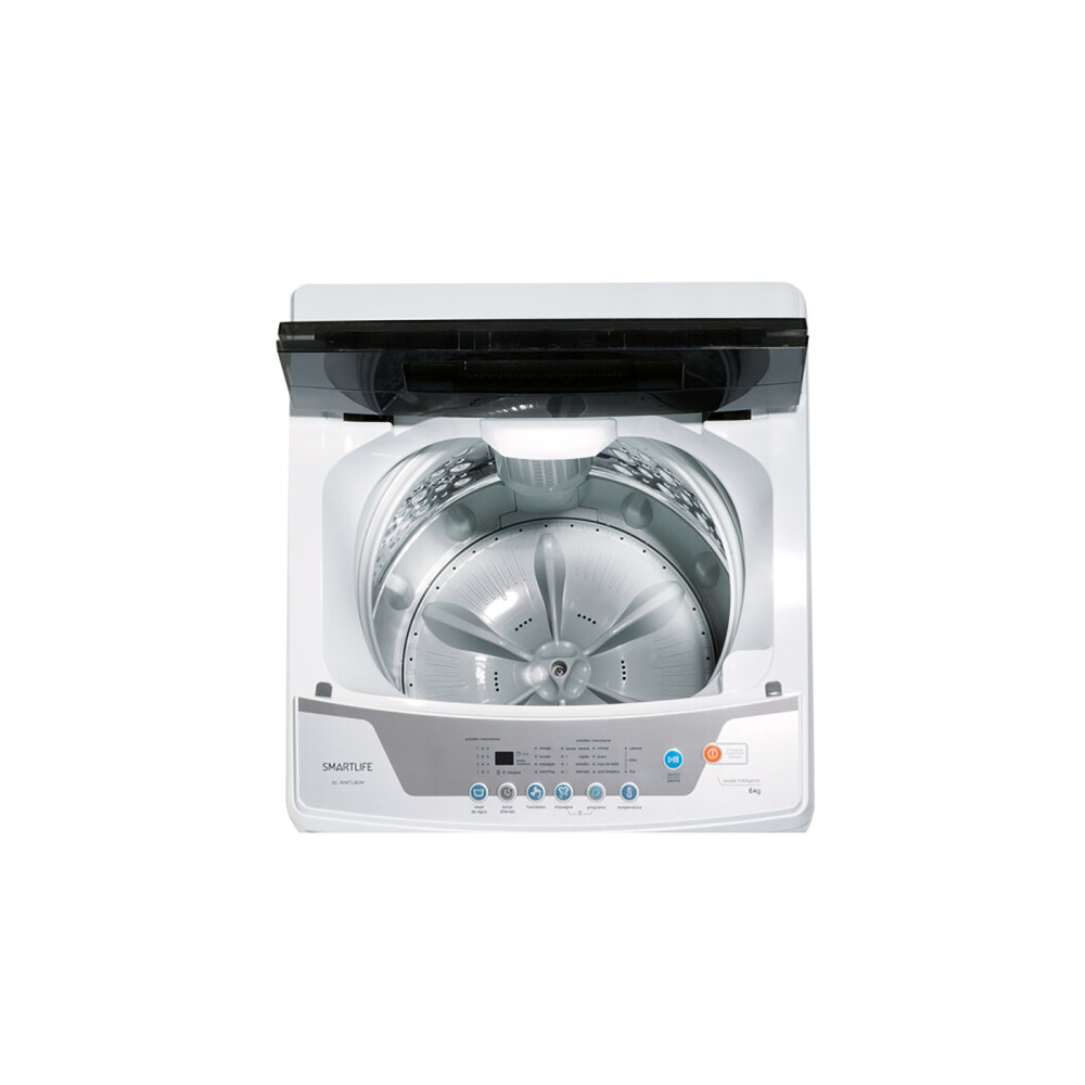LAVARROPAS SMARTLIFE CARGA SUPERIOR 6 KG 6-KG BLANCO SL-WMTL60M