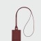 Longchamp -TARJETERO CON COLLAR LE PLIAGE Bordó