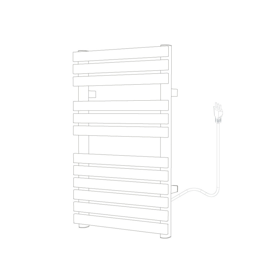Calienta Toalla Negro Mate Calienta Toalla Negro Mate