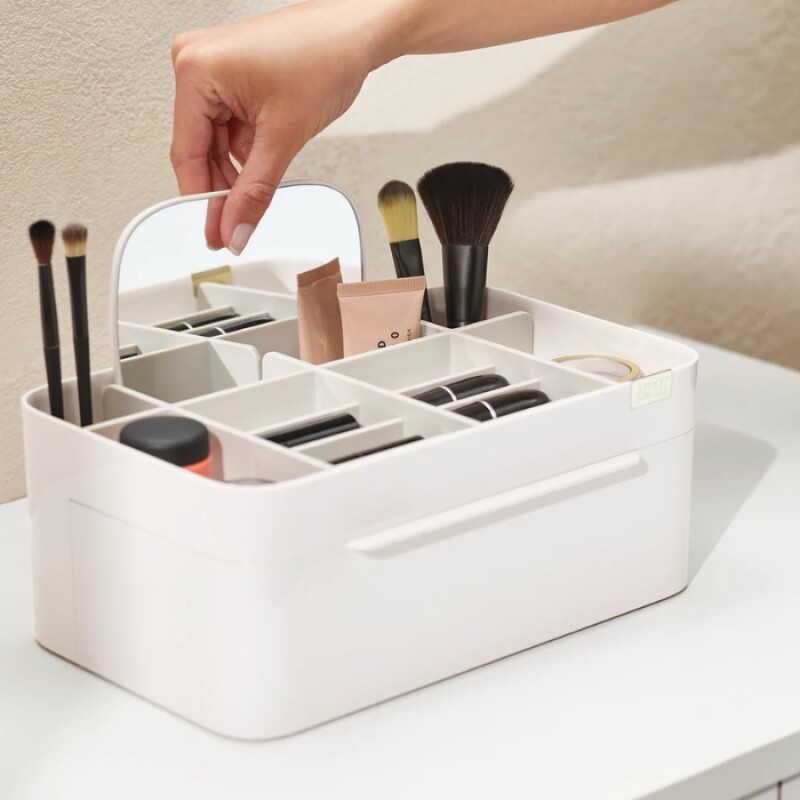 Organizador de Cosméticos Joseph con Espejo Removible Organizador de Cosméticos Joseph con Espejo Removible