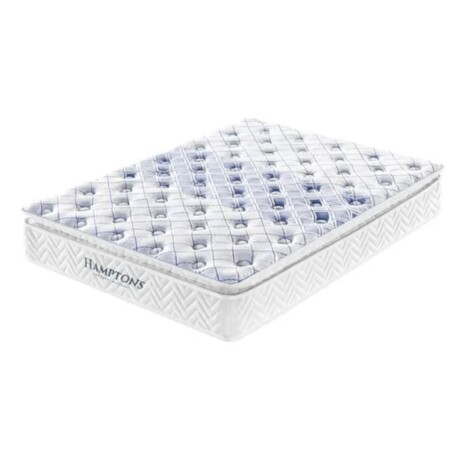 Sommier King Cama + Colchon Hamptons Hybrid Rhenium Negro