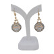 Caravanas En Oro 18K, Platino Con Brilliantes Y Diamantes Caravanas En Oro 18K, Platino Con Brilliantes Y Diamantes