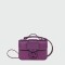 Longchamp -Cartera pequeña de cuero, Box-trot Violeta