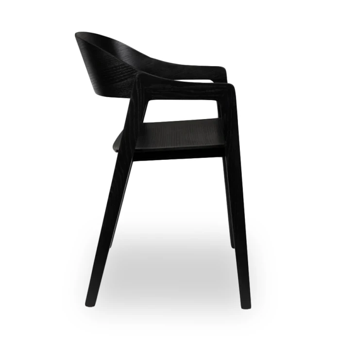 Silla Oslo Brazos Black
