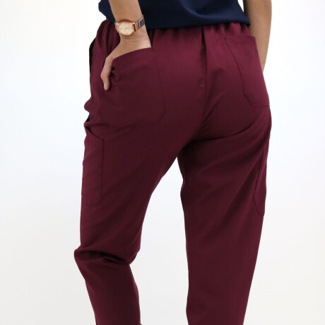 Pantalón elastizado con puño ARGON Bordó