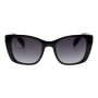 Lentes De Sol One Piece Cuadrado De Policarbonato Degradado/Negro