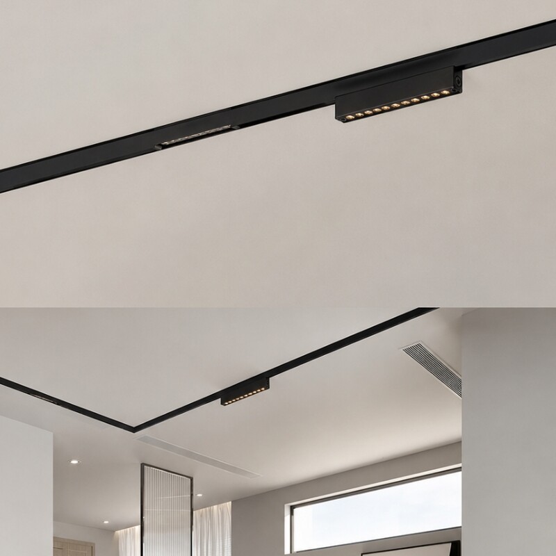 SPOT LINEAL LIGHT MAGNETICO 12W 2700K Spot lineal LED magnético 12W 2700K