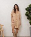 Poncho Clara beige