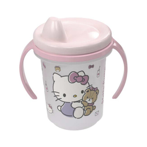 Vaso Entrenador con Tapa Kitty 280 ml U