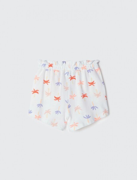 SHORT INFANTIL ESTAMPADO BEIGE