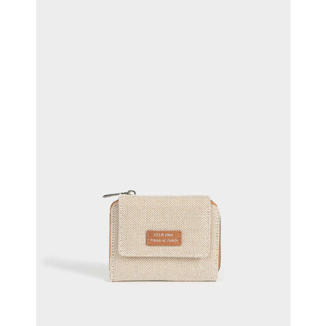 Billetera Marron Beige