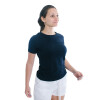 Muvem Ladies Plain Crew Neck T-Shirt Marino