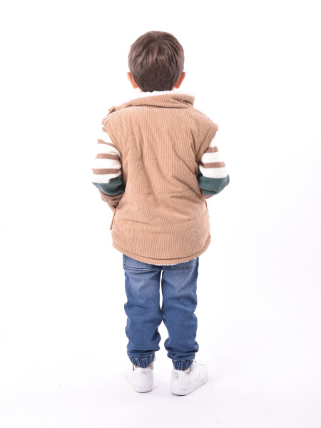 CHALECO IZAN BEIGE