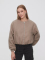 Campera Terry Taupe Claro