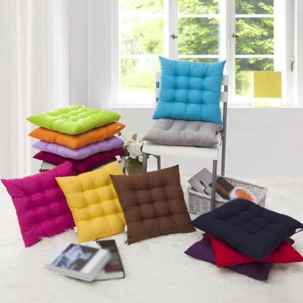 Almohadon Cuadrado Para Silla Eames Butaca Auto Colores Variante Rojo