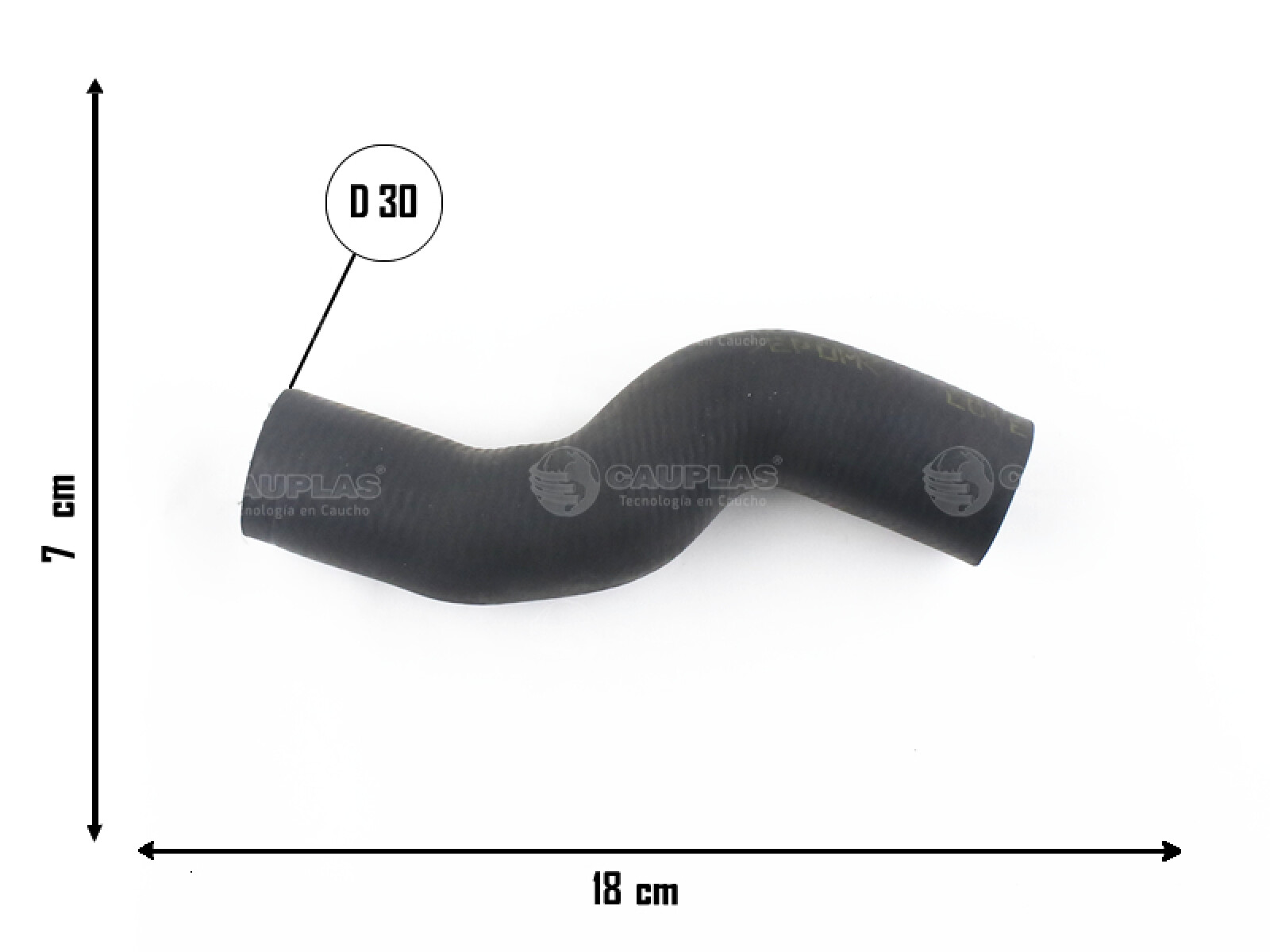 CAÑO CHEVROLET CHEVETTE NAFTA 77/92 INTERMEDIO BOMBA A MULT. CAUPLAS 