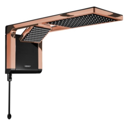 DUCHA AQCUA DUO BLACK ROSE GOLD 220V 6800W DUCHA AQCUA DUO BLACK ROSE GOLD 220V 6800W