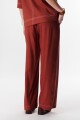 PANTALON LINO POCKET ROJO