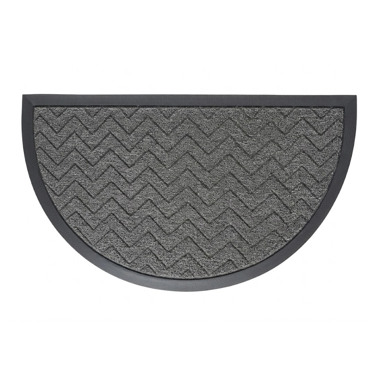 ALFOMBRA ENTRADA M.LUNA GOMA NEGRO 45X75CM 
