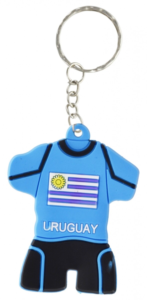 Llavero de camiseta de Uruguay 