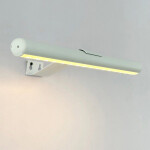 Lámpara pared LED inalámbrica USBC 3tonos +control ILU00129