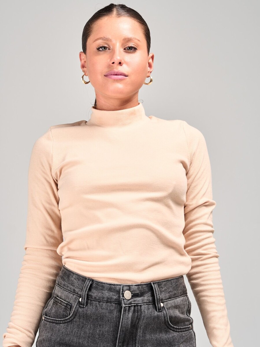 Polera Dama Slowly - Beige 
