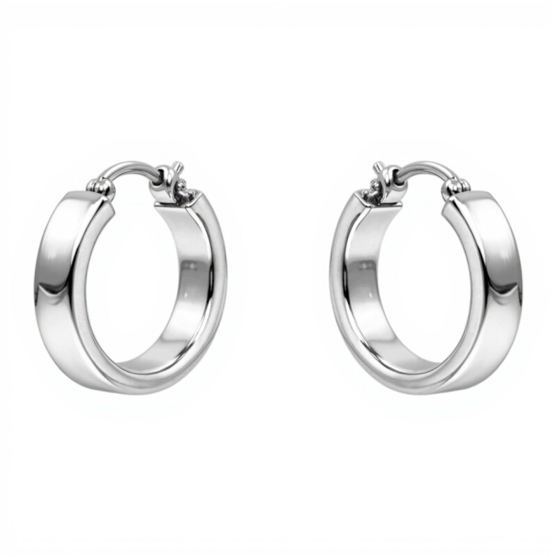 Caravanas Aro Entero- Plata 925- Sin Piedra - CA4112 ca4112