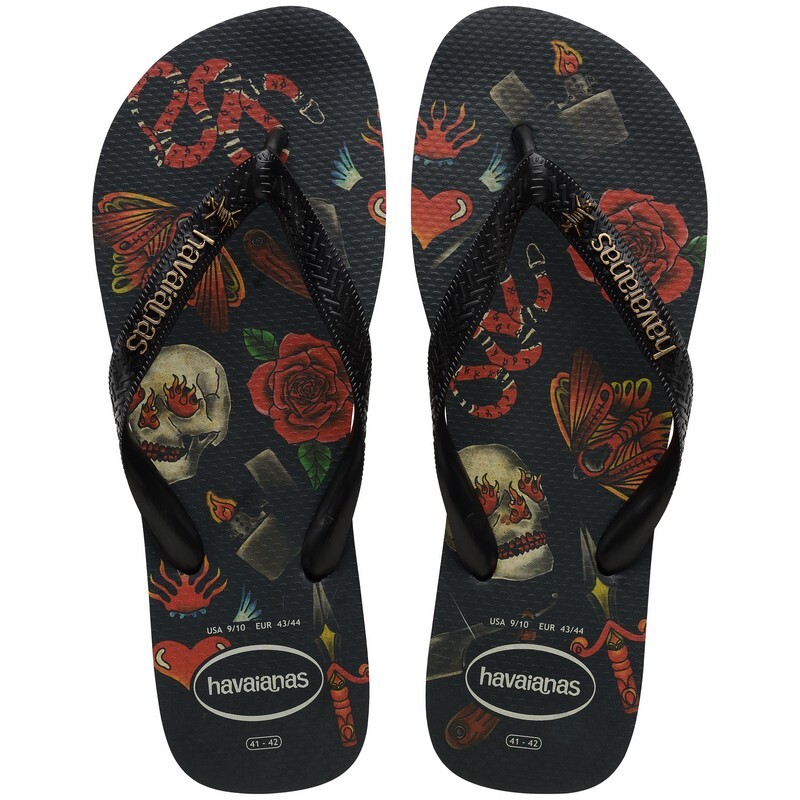 Ojotas Havaianas Top Tribo FC Negro