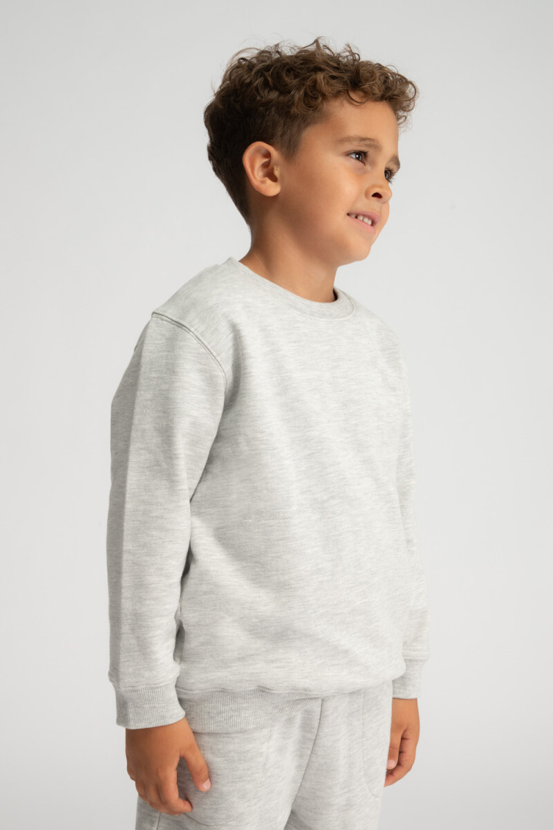 Buzo deportivo Gris Melange