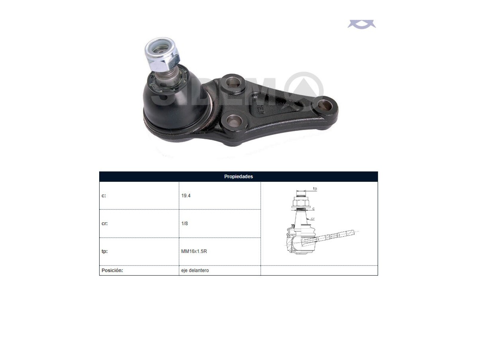 Rotula Del Mitsubishi L200 07-25 Der/Izq 