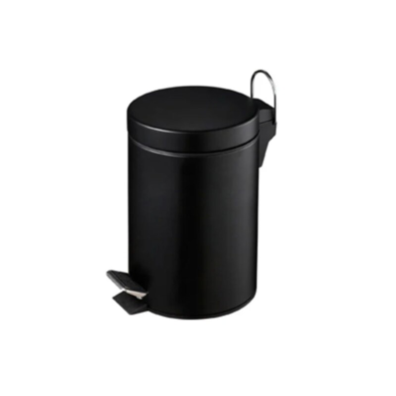 Papelera basurero de ac. Inoxidable negra 20 Lts Papelera Basurero De Ac. Inoxidable Negra 20 Lts