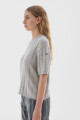 Knit T-shirt Jody Gris Melange