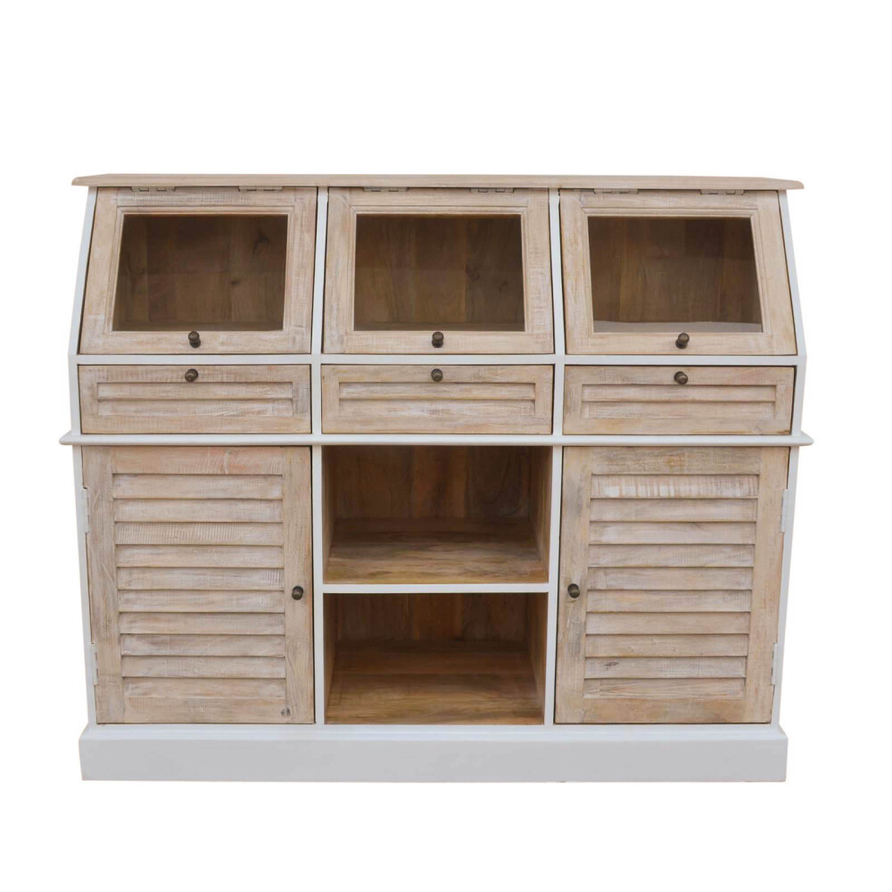 APARADOR MADERA NATURAL-BEIGE COSTA